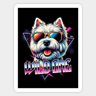 Wild One West Highland White Terrier Magnet